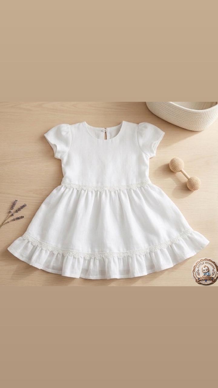 Girls Casual Muslin Frocks