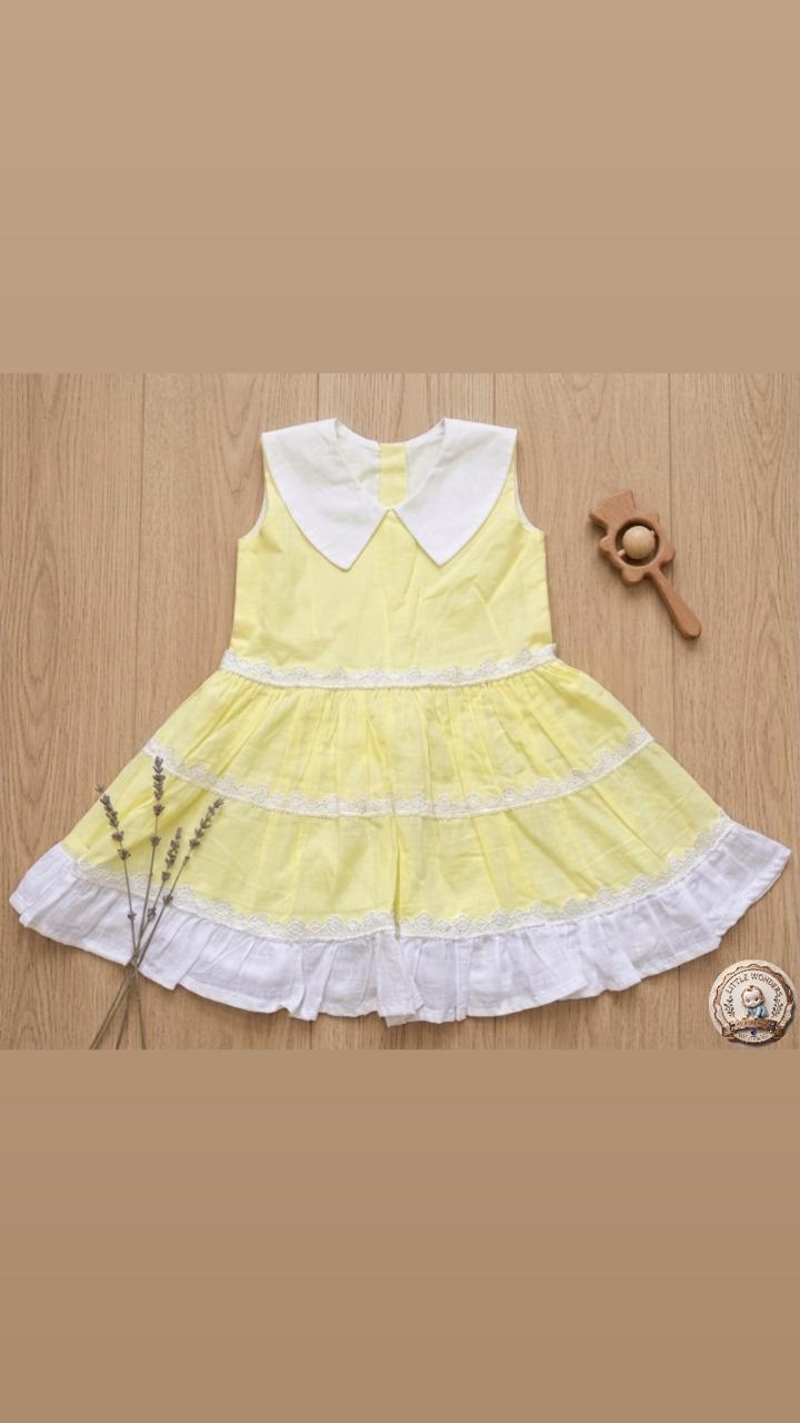 Girls Casual Muslin Frocks