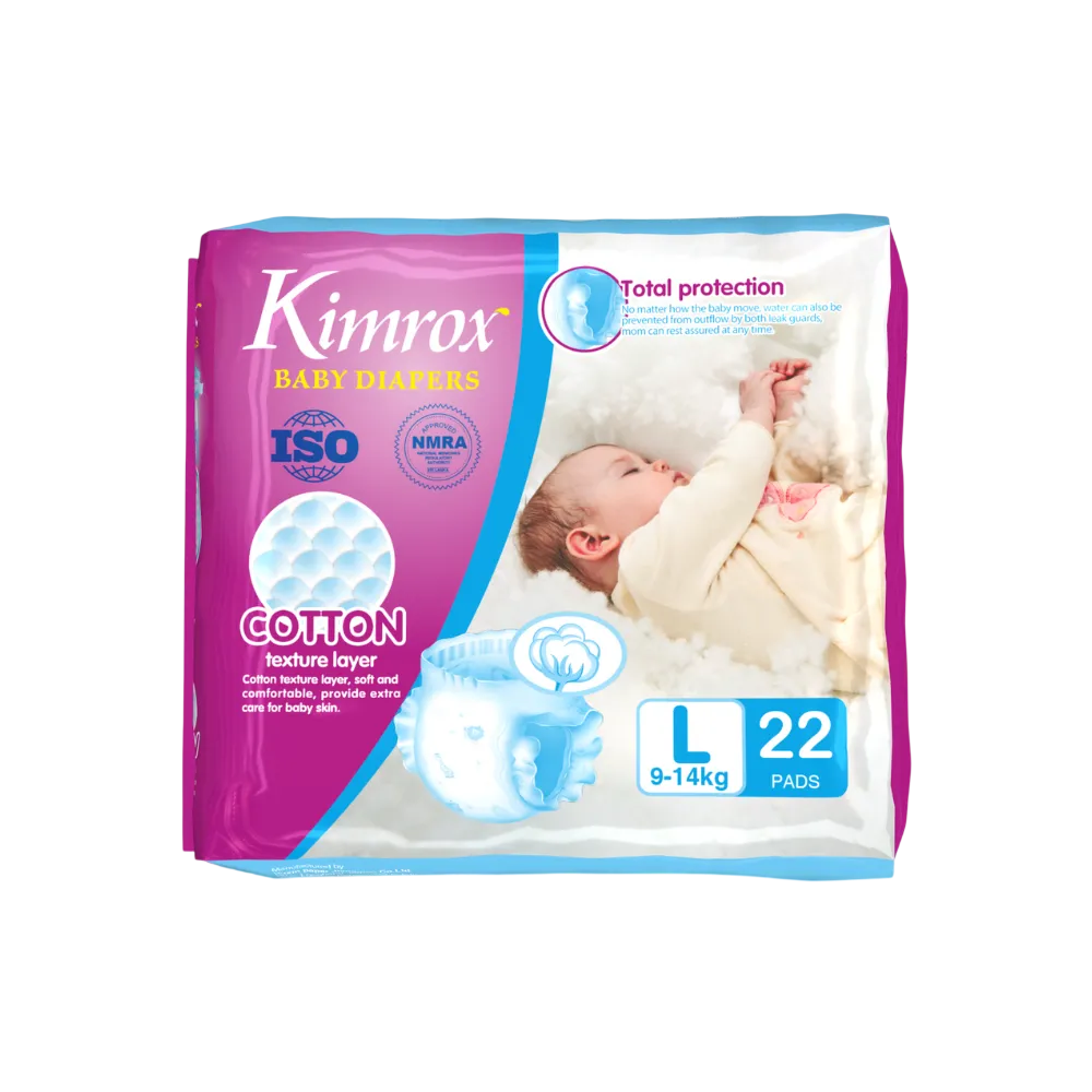 Baby Tape Diapers 22pcs Large (9 Kg-14 Kg)