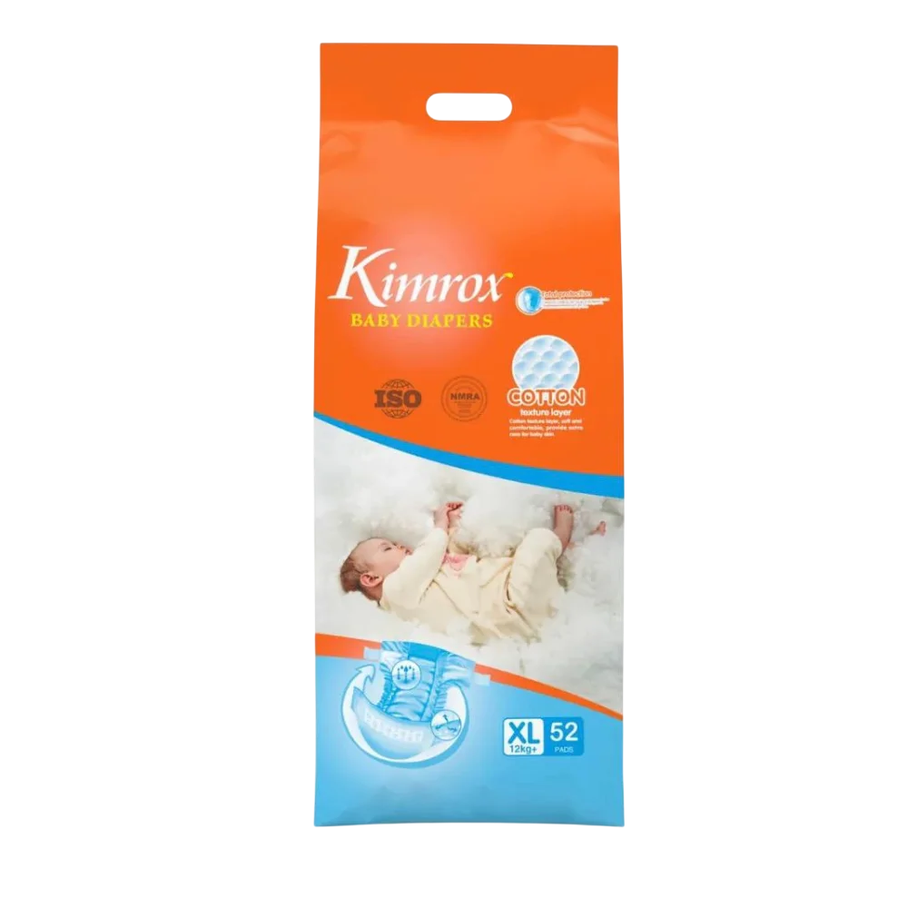 Baby Tape Diapers 52pcs Extra – Large (Over 12 Kg +)