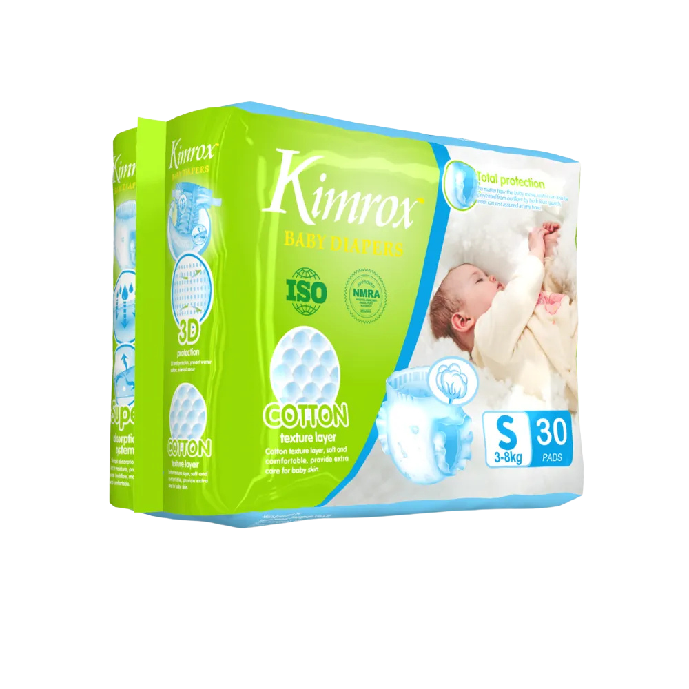 Baby Tape Diapers 30pcs Small (3 Kg-8 Kg) - Image 2