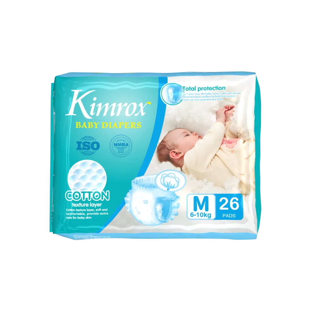 Baby Tape Diapers 26pcs Medium (6 Kg-10 Kg)