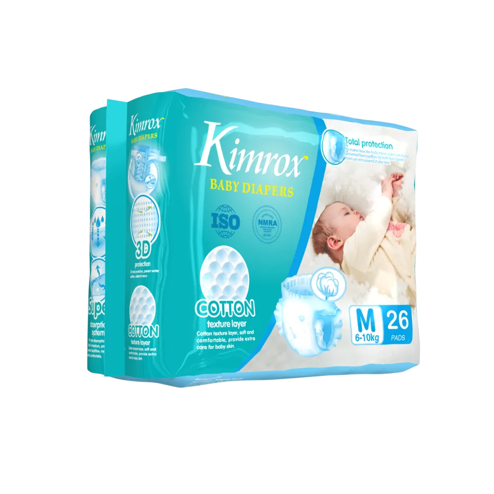 Baby Tape Diapers 26pcs Medium (6 Kg-10 Kg) - Image 2