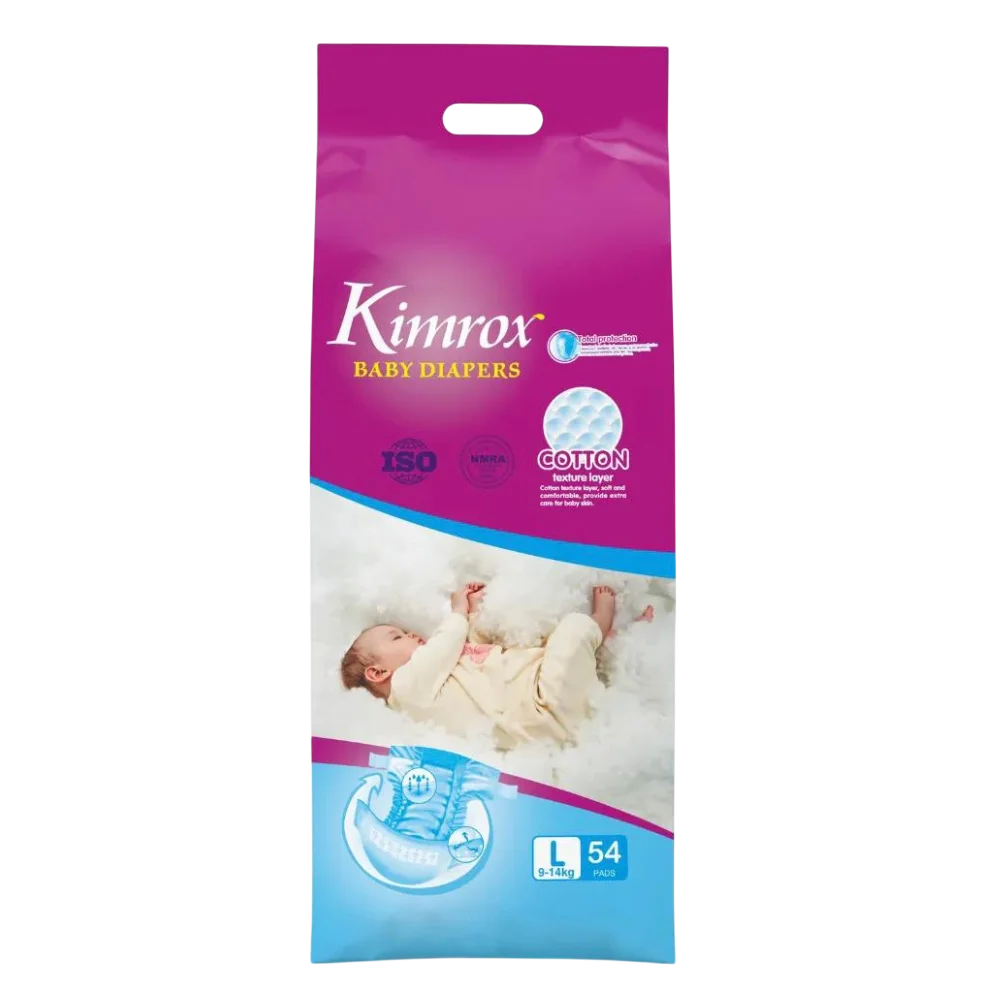 Baby Tape Diapers 54pcs Large (9 Kg-14 Kg)