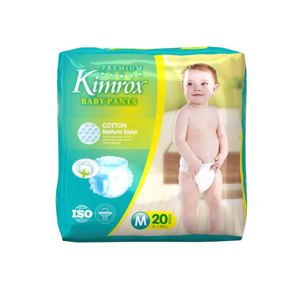 Baby Pant Diapers 20pcs Medium (6 Kg-11 Kg)