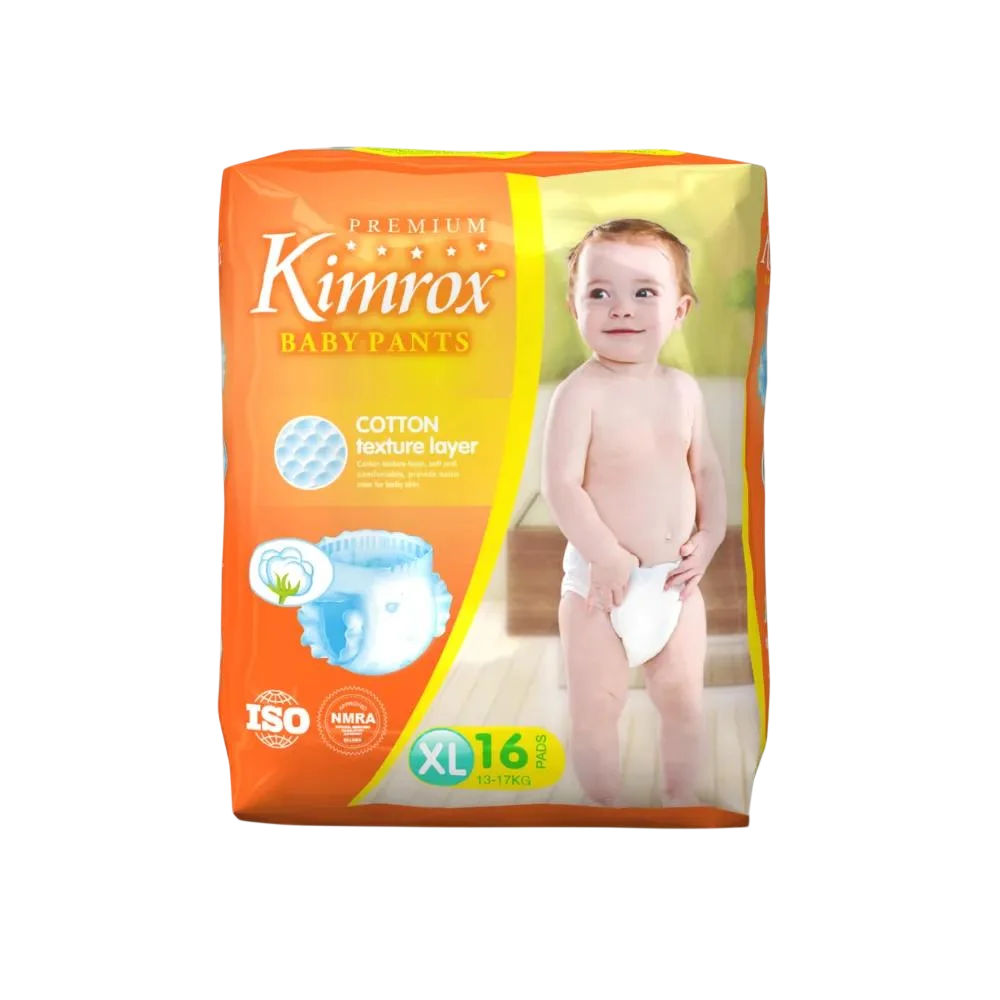 Baby Pant Diapers 16pcs Extra-Large (13 Kg-17 Kg)