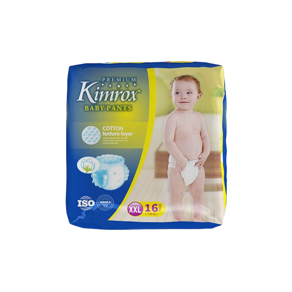 Baby Pant Diapers 16pcs Double Extra-Large (Over 17 Kg+)
